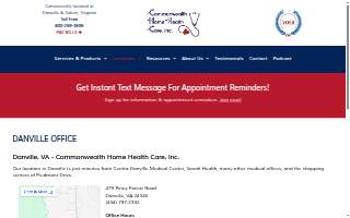 Commonwealth Home Health Care of Danville website
