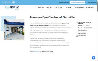 Harman Eye Center of Danville website