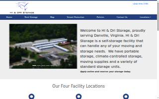 HI & DRI Storage website