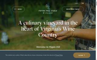 Pippin Hill Farm & Vineyards website