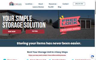 StorMark Self Storage of Danville website