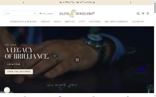 Elite Jewelers website