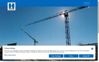 Holder Construction of Dulles website