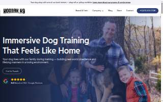 Kodiak K9 Training of Dulles website
