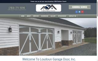 Loudoun Garage Door of Dulles website