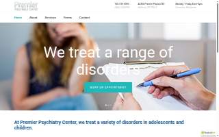 Premier Psychiatry Center of Dulles website