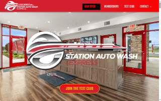 Station Auto Wash Express of Dulles website