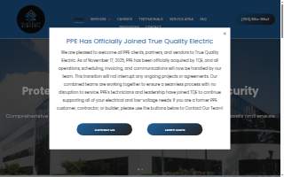 True Quality Electric of Dulles website