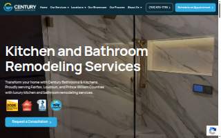 Century Bathrooms & Kitchens website
