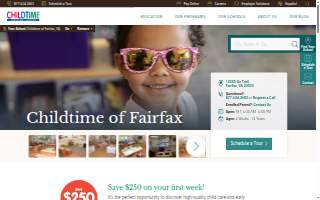 Childtime of Fairfax website