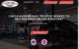 Circle Auto Repair of Fairfax, Virginia website