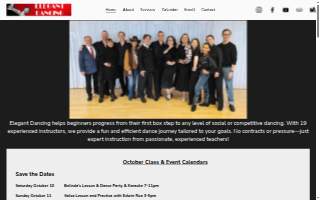 Elegant Dancing website