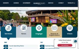 Fairfax Security Systems website
