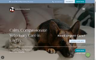Fairfax Veterinary Hospital website