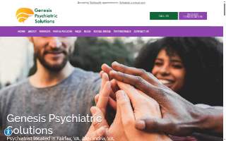 Genesis Psychiatric Solutions website