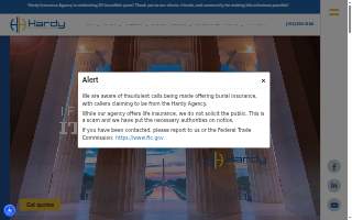 Hardy Insurance Agency Inc website