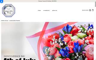 Lunaria Blue Flowers website