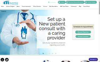 Millennium Medical Care website