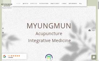 MyungMun Acupuncture of Fairfax website