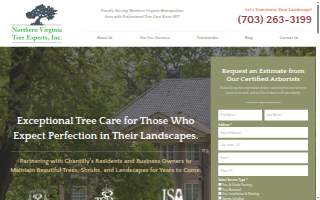 Northern Virginia Tree Experts, Inc of Fairfax website