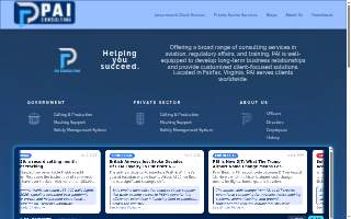 PAI Consulting website