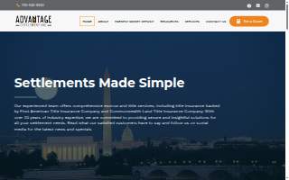 Advantage Settlement Inc website