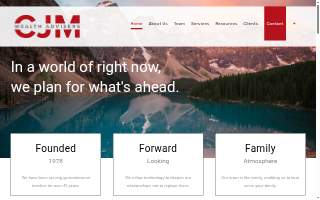 CJM Wealth Advisers website
