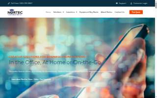 Nortec Communications website