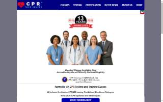 CPR Farmville website