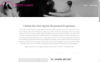 Fuzzy Logic Dog Training website