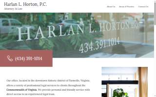 Harlan L. Horton, P.C. website