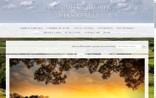 Meeks Realty website