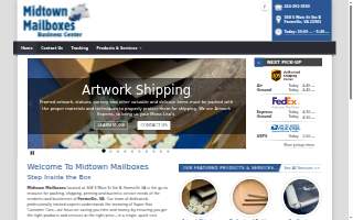 Midtown Mailboxes website