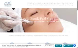 RidgeView Dermatology website