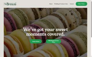 Breeze Bakery Cafe website
