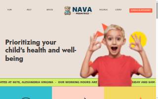 Nava Pediatrics website