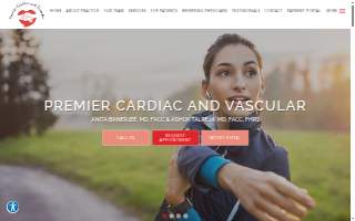Premier Cardiac and Vascular of Franconia website
