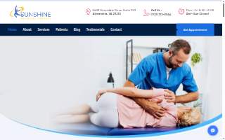 Sunshine Physical Therapy website