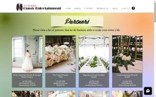 Classic Entertainment DJ website