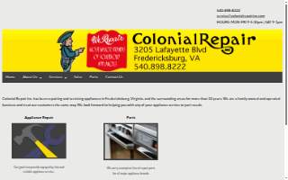 Colonial Repair Inc website