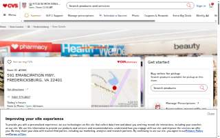 CVS Pharmacy website