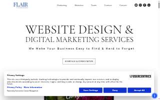 Flair Communication website