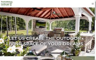 Fredericksburg Landscape website