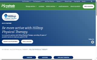 Hilltop Physical Therapy website