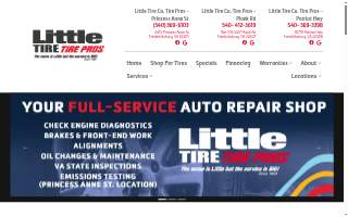 Little Tire Co. Tire Pros website