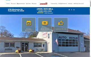 Auto Care Clinic Front Royal website