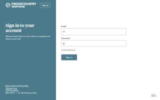 Cross Country Mortgage LLC website