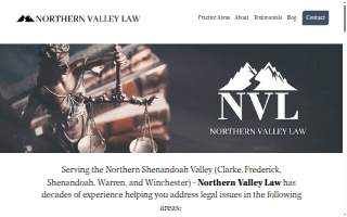Northern Valley Law website