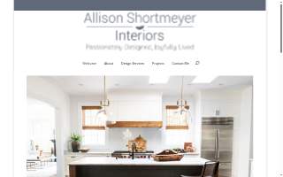 Allison Shortmeyer Interiors, LLC website