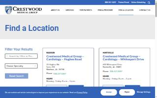 Crestwood Pediatric Associates of Gainesville website